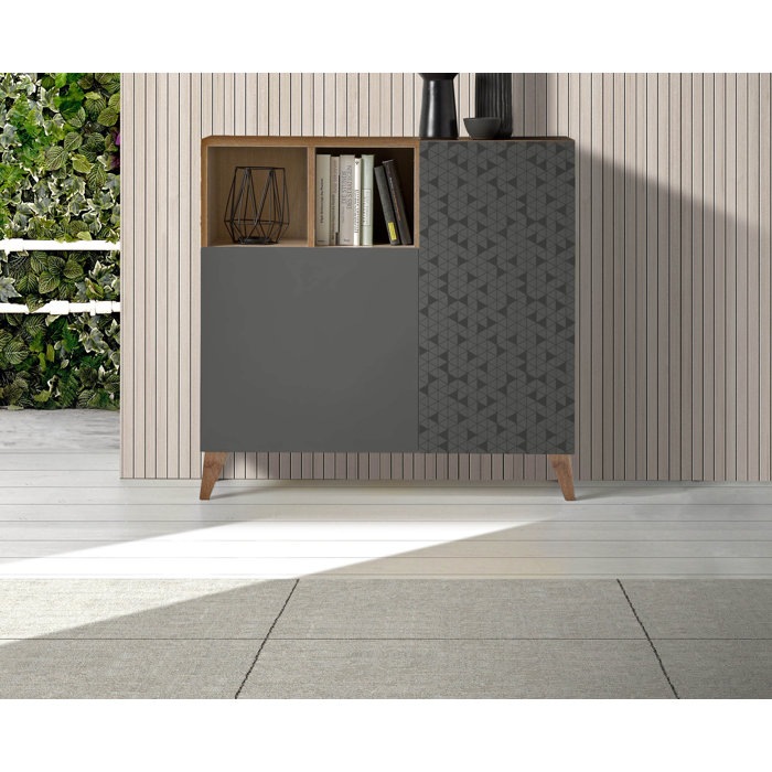 17 Stories Schuhschrank Geometry für 14 Paar Schuhe | Wayfair.de